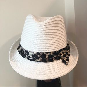 HBY Miami straw fedora hat.